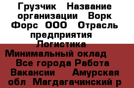 Грузчик › Название организации ­ Ворк Форс, ООО › Отрасль предприятия ­ Логистика › Минимальный оклад ­ 1 - Все города Работа » Вакансии   . Амурская обл.,Магдагачинский р-н